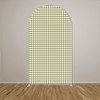 HISDH Silly Goose Arch Backdrop Cover Plaids Gingham Stretchy Spandex