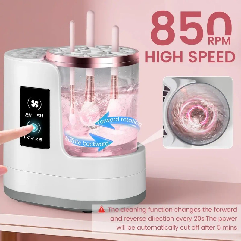 Máquina Limpiadora Y Secadora De Brochas De Maquillaje, Usb