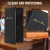 MYFULLY 8-Pack Check Presenters 9"x5" PVC Bill Book for Restaurant