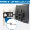 Mount-It! Universal TV Mounting Hardware Kit, Lag Screw and Drill