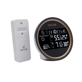 Taylor 5282011 Digital Weather Forecaster, Black