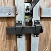 ANISUN Heavy Duty Security Slide Gate Latch with Padlock Hole