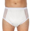 Suprima 1-215-000 Unisex Polyurethane Incontinence Briefs Size 10 White