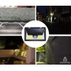 Importeek Lampara Solar Led Reflector Exterior Jardin Sensor Potente