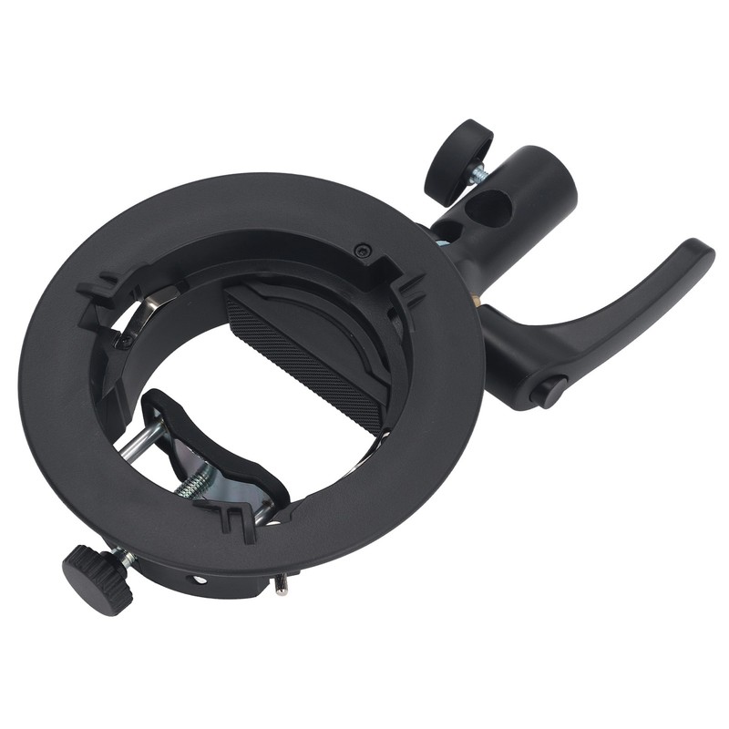 Flash Bracket for Bowens Mount Plastic Metal Round Head Flash