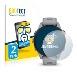 brotect Screen Protector compatible with Garmin Forerunner 255S Music (2 Pack) - HD-Clear Protection Film
