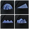Shlax & Wing 5 Pcs Men's Pocket Square Set Business