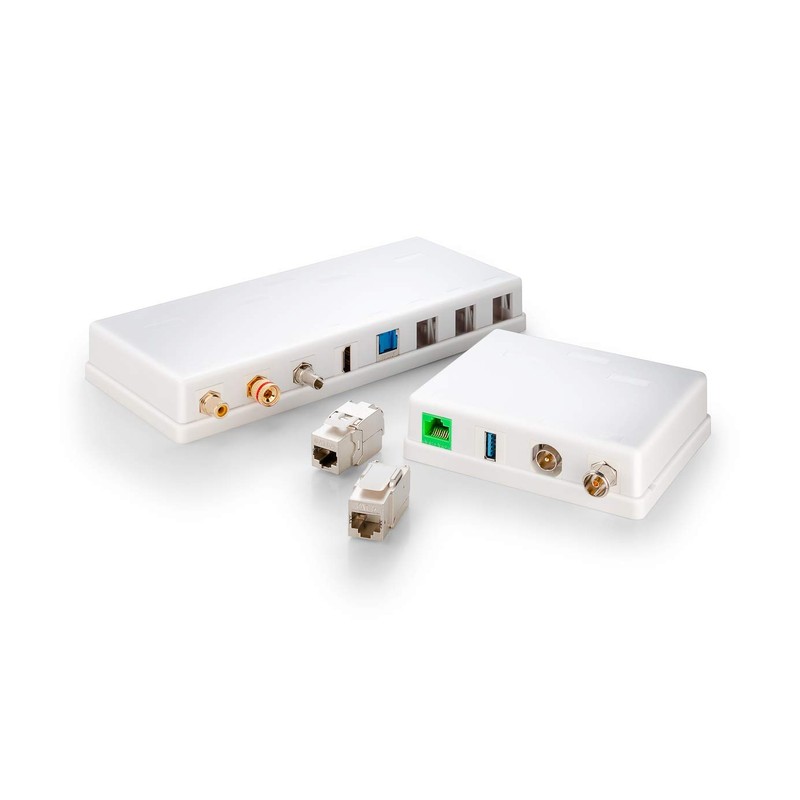 Goobay 79426 Keystone Empty Housing, 8 Port