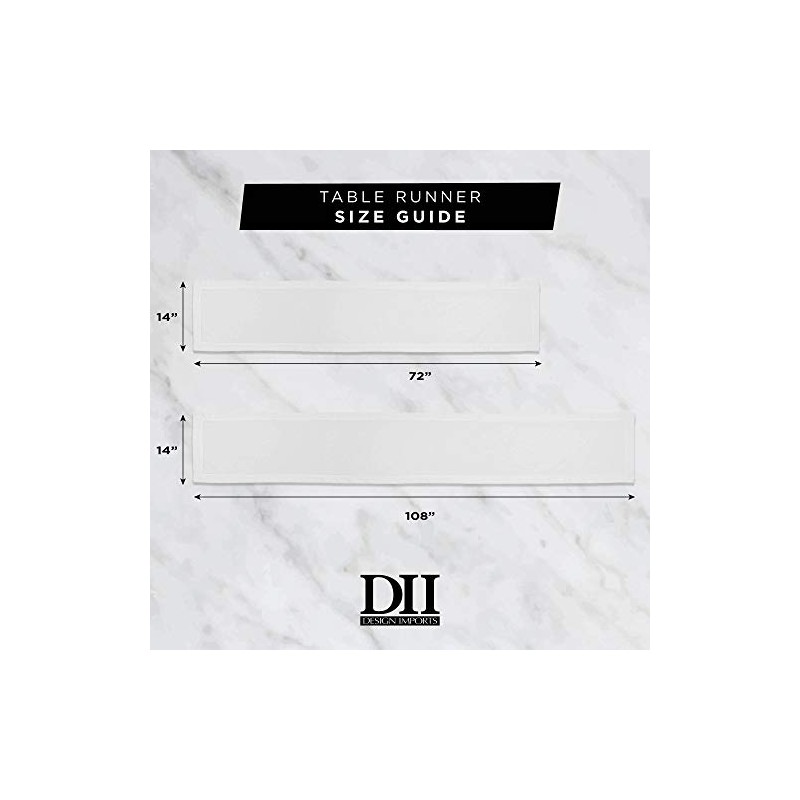 DII Fall Table Decorations Indoor Décor, Thanksgiving, Table Runner, 14x60,