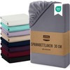 Utopia Bedding - Fitted Sheet 200 x 200 cm up