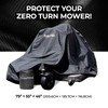 Tough Cover Zero Turn Mower Cover, Heavy Duty 600D Marine