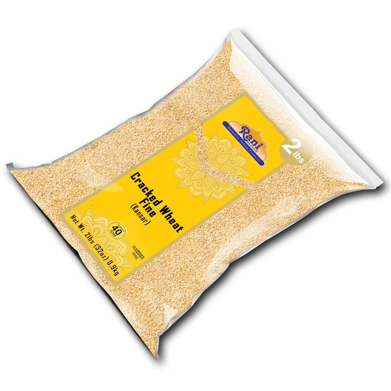 Rani Cracked Wheat Fine (Kansar/Bulgur Wheat#1) 32oz (2lbs) 908g ~
