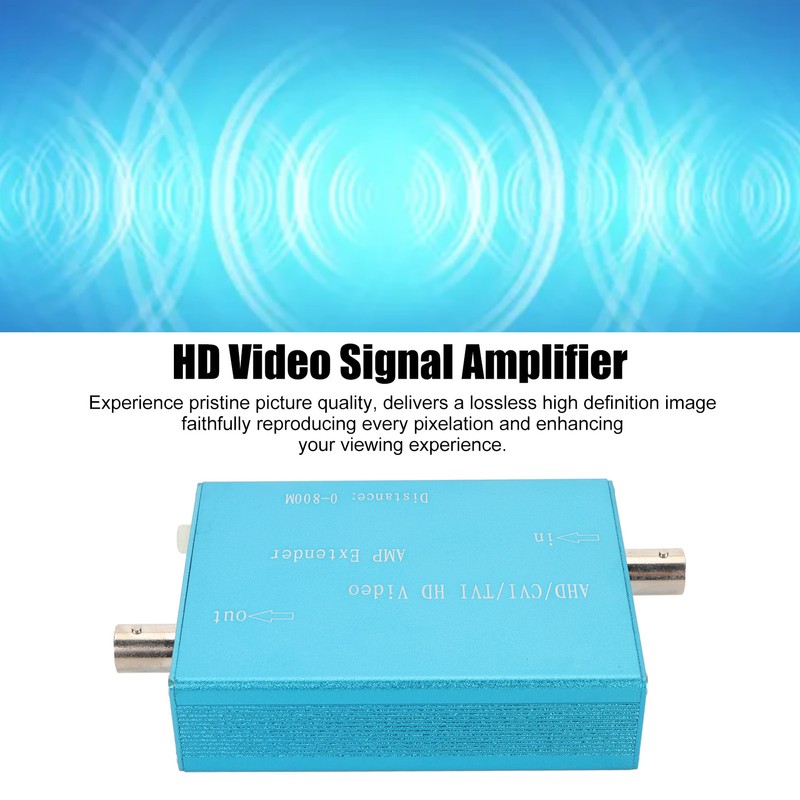 AHD CVI TVI High Definition Video Signal Amplifier Plug and