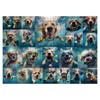 Dog Jigsaw Puzzle for Adults 1000 Piece, Funny Puppy Animal
