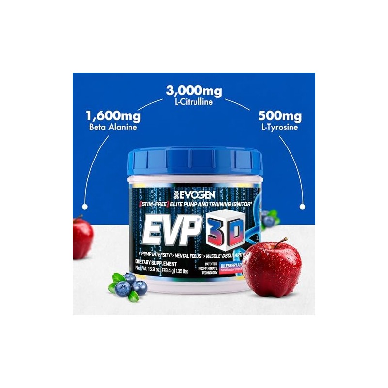 Evogen Evp 3D - Preentrenamiento en Polvo sin Estimulantes
