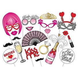 USA-SALES] Bachelorette Bride to Be Photo Booth Props Attached, No DIY Required Seller