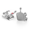 Brackets Ortodoncia Metálicos 20piezas Mini Roth Ganchos 345 0.018
