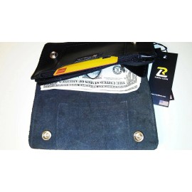 Elpaso Leather Genuine Leather Motorcycle Trucker Biker Chain Wallet inside Zipper Skull. B 24