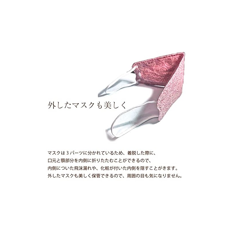 Aqua Bank Mask Celebrity Dewi Diamond Shape 3D Mask Lace