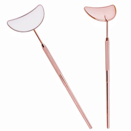 Eyelash Perm Pads Lash Lift Rods Eyelash Perm Silicone Pads 5 Sizes Reusable Soft Lash Lift Pads Shield for Different Length Eyelashes Perfect Lifting (Lash Mirror)