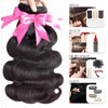 Unipearl Wavy Human Hair Bundles Hair Extensions Weave Hair Extensions