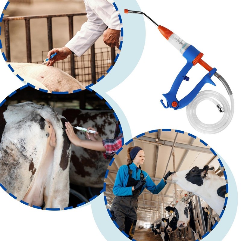 Automatic Livestock Syringe | 20ml Poultry Syringe Equipment - Veterinary