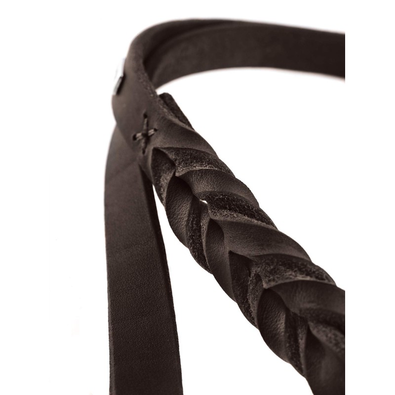 HUNTER Training leash Solid Education, 18/200 Soft genuine cow leather,