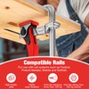 2 x Clamp Guide Rail, Lever Clamp Table Clamp with