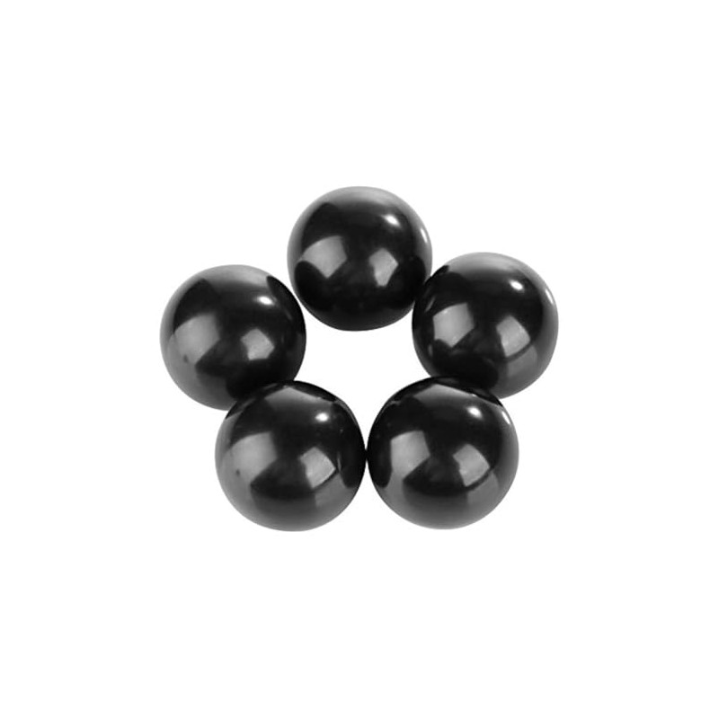 Hilitand 5pcs Bakelite Ball Lever Knob, Ball Knob Handles, Black