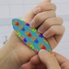 Colorful French Fries Pattern Double-Sided Oval Nail File Emery Board