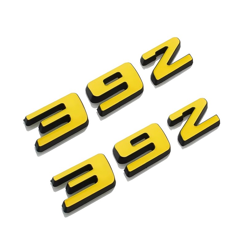 Pair Set 392 Front Right Door Side Badge Nameplates Emblem