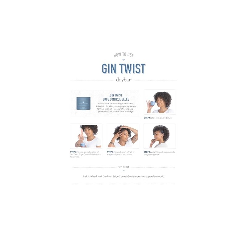 Drybar Gin Twist Gel para Controlar el Cabello Rizado