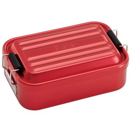 Skater AFT6B Fluffy Aluminum Lunch Box, 20.3 fl oz (600 ml), Red