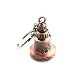 ARFUKA Keychain Vintage Bell Pendant Keyring Key Holder Key Chain Women Men Gift for Birthday Christmas Festival