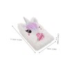Operitacx 1Set DIY Unicorn Plush Notebook with Pen Portable Journal