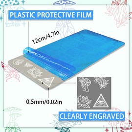 PH PandaHall 3pcs Magic Moon Sun Nail Art Stamping Plate, 78 Patterns Nail Art Stencils Snake Mushroom Flower Nail Stamp Plate Stainless Steel Nail Image Plate for DIY Print Manicure Salon Nail