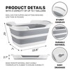 Gigco21 Collapsible Pet Bathtub with Water Drainage Hole and Plug