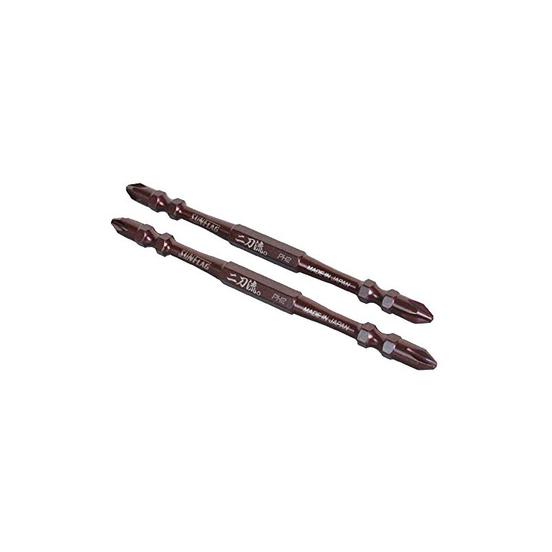 Shinkame Seisakusho SUNFLAG WTB-2110 Electric Screwdriver Bit, Dual Sword Flow