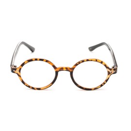 Round Reading Glasses in Brown Tortoise/Black by Readers.com | The Bookworm | +2.50