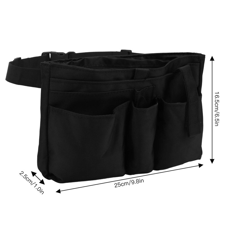 Belt Bag with Multiple Pockets, Multifunctional, Adjustable Waist Bag, Waiter,