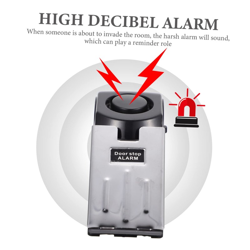 OHPHCALL Intelligent Door Stopper Security Alarm Portable Anti-Theft Door Wedge