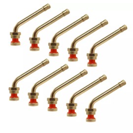 ASCOT 10 PACK OF TR555D METRIC ALUMINUM WHEEL TRUCK VALVE STEM PACK OF 10