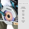 LSHUZIYU 165mm-4PCD, Centre hole 20mm, Polycrystalline Diamond Tipped 4 PCD,