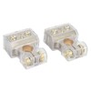 2 Pcs Battery Terminal Connectors 0/2/4/6/8AWG with Shims Protector Cover