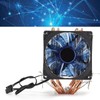 CPU Air Cooler Dual Tower 4 Heatpipes LED Light CPU