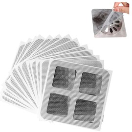 Disposable Shower Drain Cover Hair Catcher Shower Drain Mesh Stickers, Bathroom, Laundry, Bathtub, Kitchen, Hair Filter Bath Tub Drain Stopper Bathtub Drain Cover Bathroom Sink Drain Protector