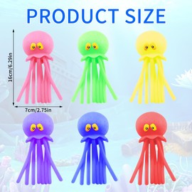 Pack of 6 Octopus Water Balls Toy, Octo Buddies Water Animals with Water Bomb Water Toy Children Outdoor Effect Suitable for Swimming Pools, Swimming Pools, Bathtubs