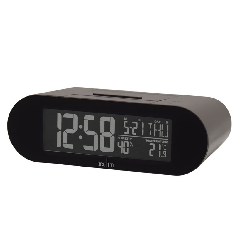 Acctim Kian Digital Alarm Clock Crescendo Alarm Date, Temperature &