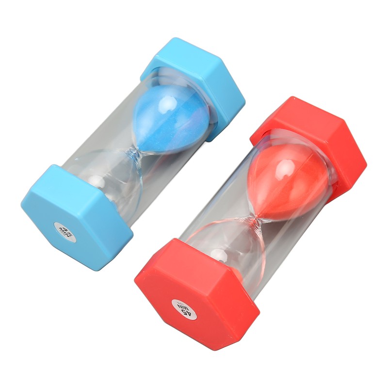 2Pcs Sand Timer 45 Minutes Hourglass Sandglass Timer for Kids