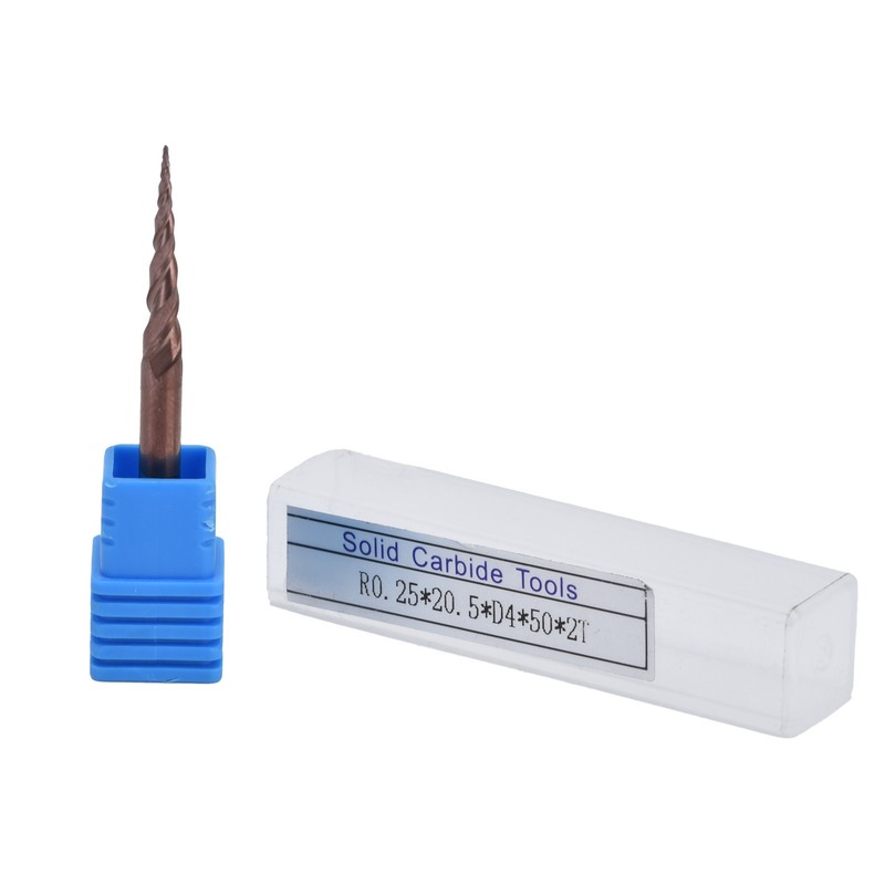 Milling Cutter Conical Ball Head Tungsten Steel Cutting Tools with
